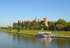 Photo of the Wawel district and River Vistula
