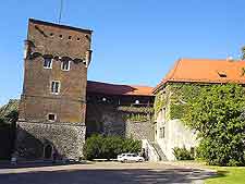 Image of the tower at the Royal Castle in Krakow