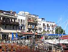 Waterfront photo of cafes