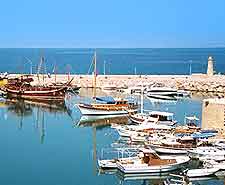 Summer photo of the harbour