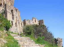 Picture of scenic trail leading to St. Hilarion Castle