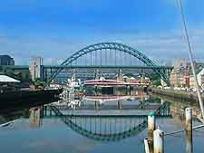 Newcastle Upon Tyne image, showing one of the city's many bridges