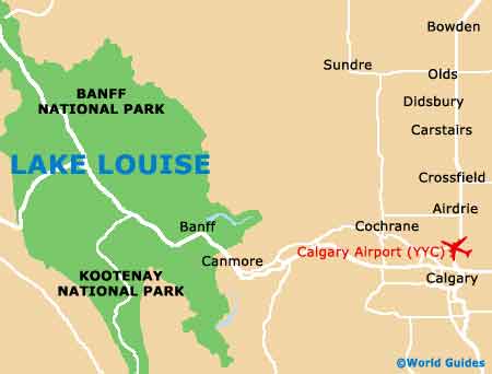 Lake Louise Maps And Orientation Lake Louise Alberta Ab Canada