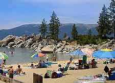 Picture showing Lake Tahoe's Sand Harbor