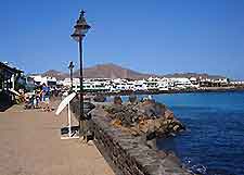 Lanzarote waterfront promenade picture