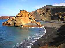 View of Lanzarote showing El Golfo