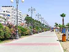 Larnaca promenade, fronting the resort's beachfront