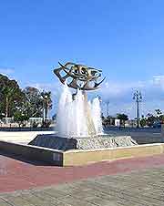 Photograph of local contemporary fountain