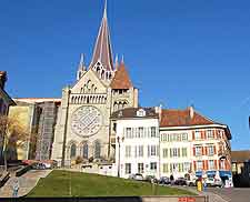 Lausanne city centre view