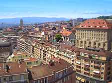 Lausanne cityscape view