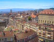 Lausanne aerial cityscape picture