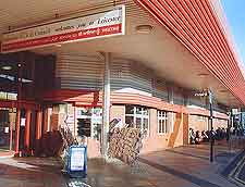 Close-up photo of St. Margaret's bus station