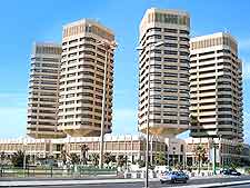 Image showing the That El Emad Towers in Tripoli's El Saddi district