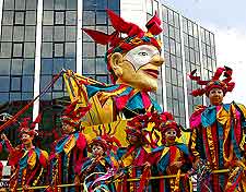 Photograph of local carnival festivities