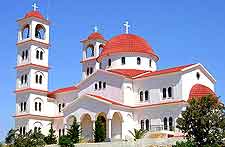 Church image, showing its ornate architecture and bell tower