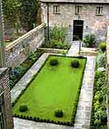 Photo of the Georgian House's formal garden