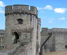 Close-up picture of King John's Castle