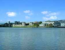 Photo of buildings in Limerick lining the River Shannon