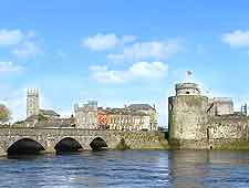 Photo of King John's Castle, fronting the River Shannon