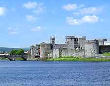 River Shannon photograph, showing King John's Castle