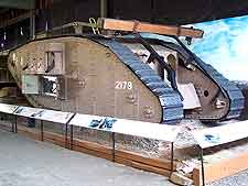 Photo of tank at the Museum of Lincolnshire Life