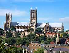 City view, showing the cathedral towers