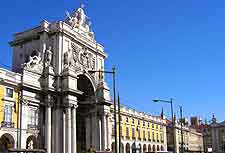Picture of the iconic Arch (Arco da Rua Augusta)