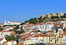 Lisbon view from the Barrio Alto district (Upper Quarter)
