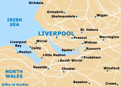 Liverpool Maps and Orientation: Liverpool, Merseyside, England