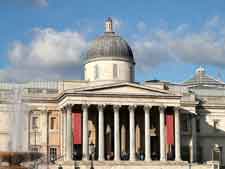 Image of the National Gallery in Trafalgar Square