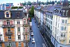 Driving in the city centre