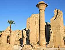 View of the Temple of Karnak
