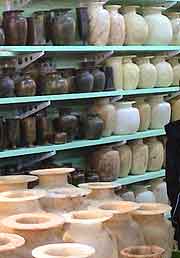 Image of alabaster vases