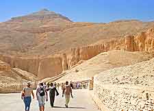 Picture showing the Valley of Kings in Luxor