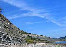 Photo of the town's famous coastal stretch