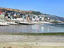 Coastal view of the town