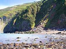 Lynton and Lynmouth picture of the beach