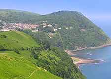 Coastal view from above