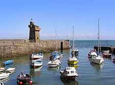 Harbour photo, showing the Rhenish Tower