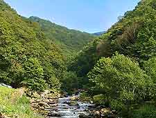 River view, with valley background