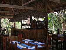 View of eatery and surrounding scenery