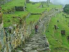 Photo of trail leading to the guardhouse