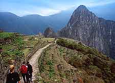 Photo showing the historical pathway and surrounding views