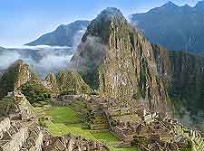 Sunrise view of Machu Picchu