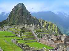 View of the remains of Machu Picchu