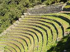 Photo showing the Wayna Picchu terraces