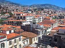 Aerial photo of Funchal city centre