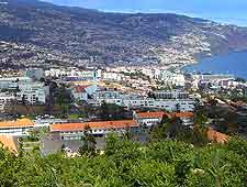 Funchal image, showing distant coastline