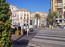 Image of horse and carriage transportation around Malaga