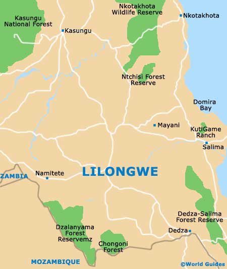 Lilongwe map